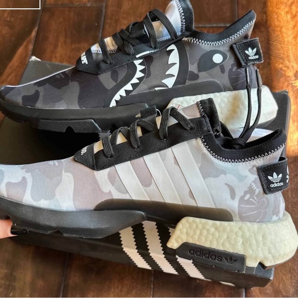 Neighborhood x A Bathing Ape x POD 3.1 ‘Camo’ -  Mens sneakers size 10.5 - Picture 3 of 7